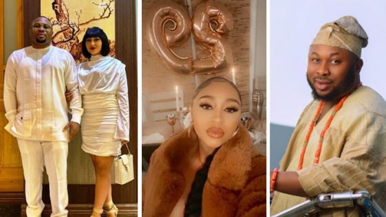 Tonto Dikeh’s ex-husband, Churchill introduces Rosy Meurer as his wife