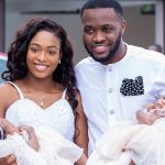 Kennedy Osei and his wife, Tracy, finally show off their adorable twins