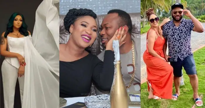 Tonto Dikeh and Churchill’s failed marriage has nothing to do with me – Rosy Meurer defends herself in new video (Watch)