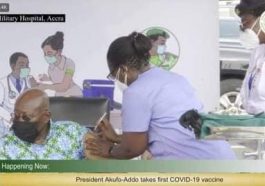 Akufo-Addo, Bawumia And Spouses Take Coronavirus Vaccine