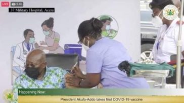 Akufo-Addo, Bawumia And Spouses Take Coronavirus Vaccine