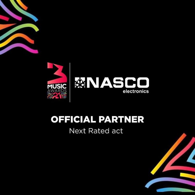 NASCO announced Sponsors of 3Music Next Rated category