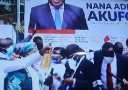 NPP Executives Pop Champagne As They Celebrate Court Ruling