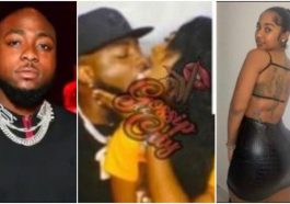 Davido spotted kissing new girlfriend Mya Yafai – Nigerians react