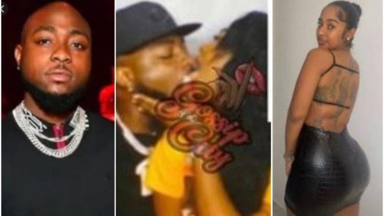 Davido spotted kissing new girlfriend Mya Yafai – Nigerians react