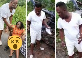 Nigel Gaisie escapes death in ghastly accident [Photos]