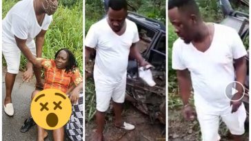 Nigel Gaisie escapes death in ghastly accident [Photos]