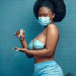 Ghanaian model turns nose mask into a bra ( Photos )