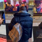 Watch Davido’s priceless reaction as he sees himself in Coming to America 2 (Video)