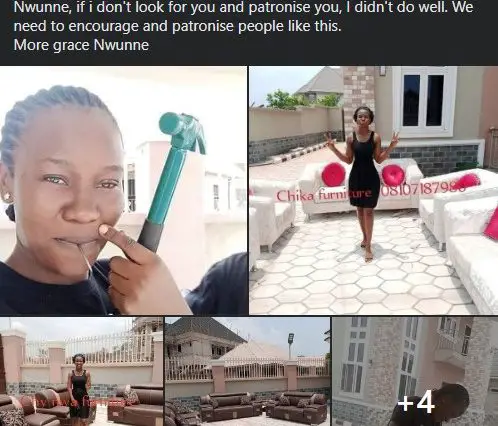Okoronkwo Nneora Chikaodiri Wows Social Media Users With Her Carpentry Skills
