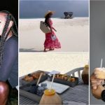 Mr. Eazi takes girlfriend, Temi Otedola to a private island for ‘birthday breakfast’ (Video)