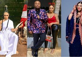 Na that juju she use collect Tonto Dikeh husband – Rosy Meurer blasted for posing as a ‘priestess’ in a shrine