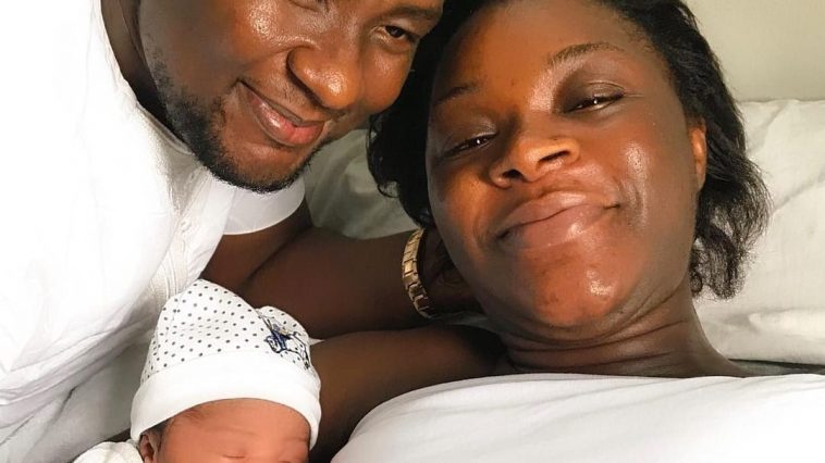 Chacha Eke and Husband welcomes their 4th child (photos)