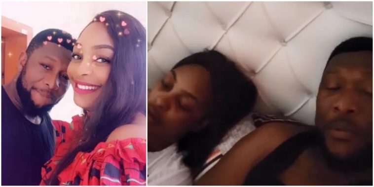 Filmmaker, Tchidi Chikere shares bedroom video with wife, Nuella, to debunk divorce rumour