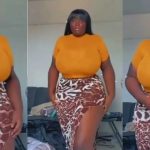 Maame Serwaa flaunts her newly-improved backside in latest video; fans shock