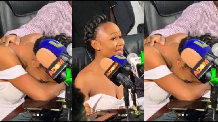 Akuapem Poloo Breaks Down In Tears At Press Conference