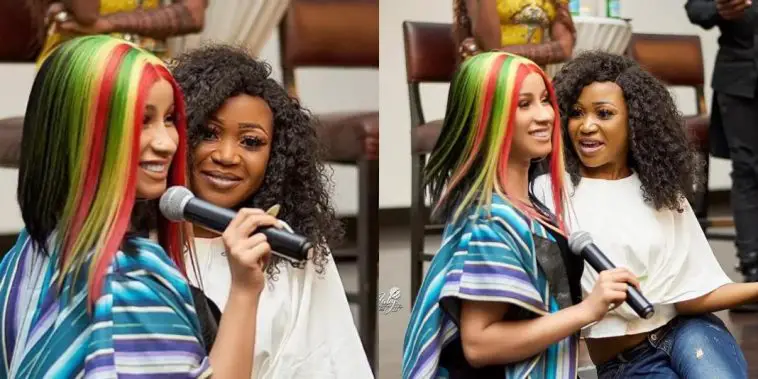 American superstar Cardi B reacts to her ‘best friend’ Akuapem Poloo’s jail sentence