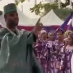 Groom refuses to dance with his bride and warns MC to stop telling him to dance (Video)