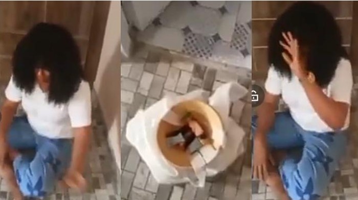 Lady breaks down in tears as she exposes bestfriend of 11 years who put her picture inside a fetish calabash (Video)
