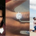 Man whose proposal got rejected by his girlfriend decides to wear the diamond engagement ring he bought for her