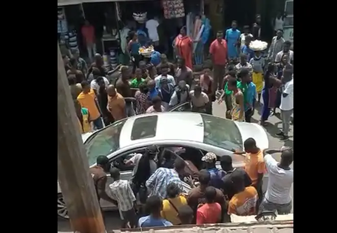 Takoradi robbery ,armed robbers shoot couple returning from bank in new video