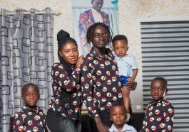 Kwadwo Nkansah Lil Win, Shares Photo of New wife And 4 Sons