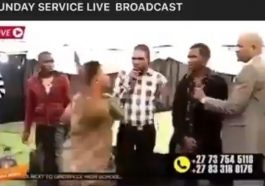 Pastor angrily slaps a congregant during prophetic services