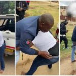 Lady Undress Boyfriend In Public Over Unpaid Cash