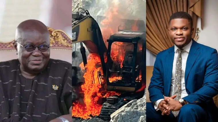 Prosecute illegal miners and stop the burning of excavators – Sammy Gyamfi to Akufo-Addo