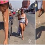 Women publicly harass another woman for wearing a revealing outfit