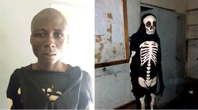 Police arrest man who pretends to be a ghost to rob houses