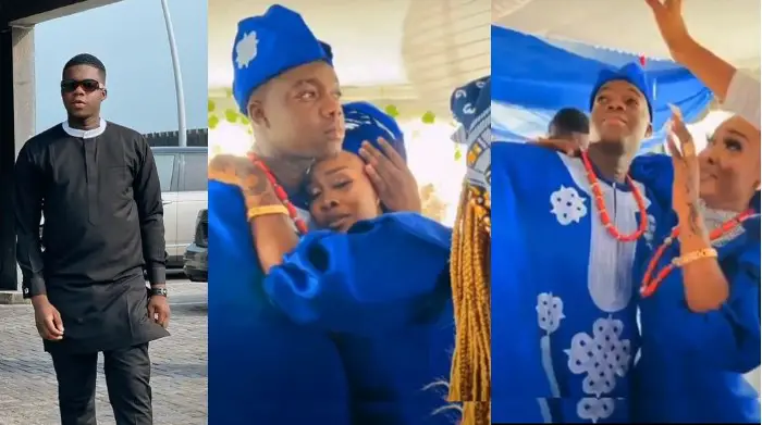 Comedian, Cute Abiola ties the knot with new girlfriend (Photos/Videos)