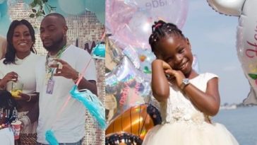 Davido hails Sophia Momodu at their daughter’s 6th birthday party