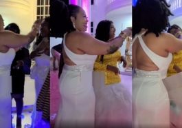 Video of Agradaa dancing during praise & worship