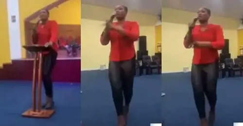 Pastor’s wife curses church members for not contributing money for her birthday (Video)