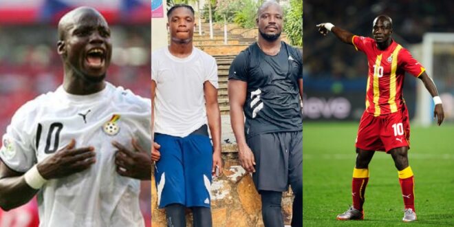 Stephen Appiah explains why he supported his son to quit school for football