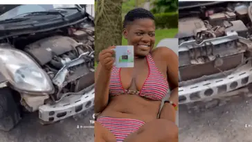 Tiktok Star, Asantewaa Involved In An Accident 5 Tiktok Star, Asantewaa