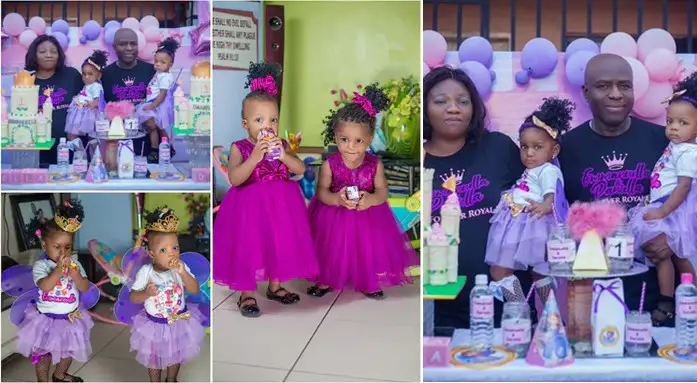 couple celebrate birthday of twins they welcomed after 17 years of waiting