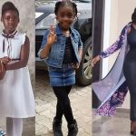 Mercy Johnson’s daughter, Purity cries out