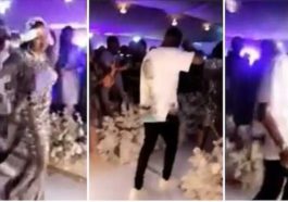 nigerian groom breaks the norm rocks jean and shirt to his wedding reception video