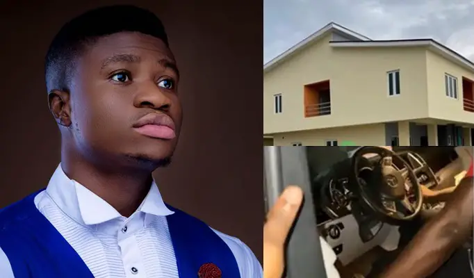 Comedian, Zics aloma acquires his first house weeks after buying a Benz
