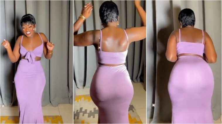 Fella Makafui causes stir as she shakes her big backside in latest juicy video
