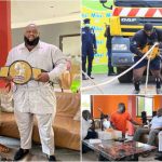 Shaka Zulu visits business mogul Ibrahim Mahama to present his title