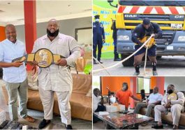 Shaka Zulu visits business mogul Ibrahim Mahama to present his title