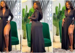 Hajia Bintu gives free show as parades her acres of soft yummy thighs online