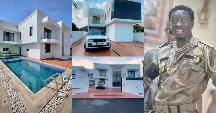 Michael Blackson, Gives Fans a Look at His Luxury Mansion At Trasacco In Accra