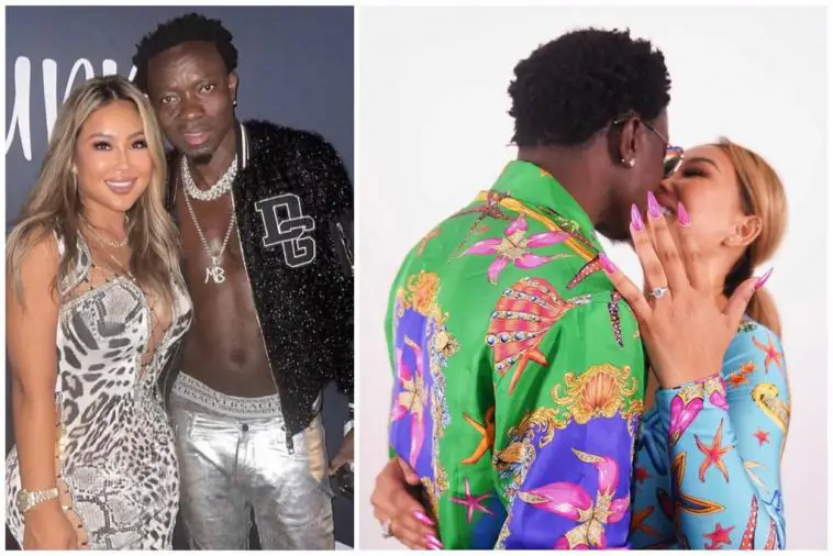 Michael Blackson flies girlfriend