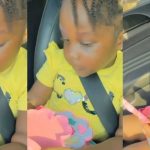 Stonebwoy’s daughter stirs surprise as she does her own makeup