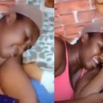 Young lady breaks down in tears after her boyfriend of seven years dumped her for going to Oba (Video)