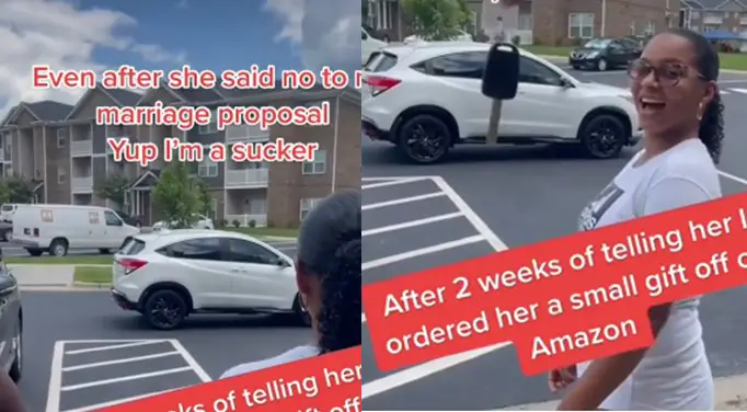 Man buys brand new car for woman who rejected his marriage proposal